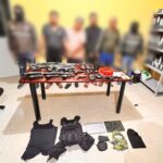 Grupo Armado Organizado “Los Choneros” capturados por la tenencia y porte de armas en Los Ríos
