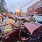 Agente de Policía provocó accidente de tránsito en la vía a Sinincay