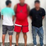 Tres aprehendidos por el delito de extorsión en Guayaquil