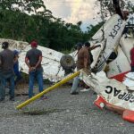 Una avioneta de fumigación se estrelló en El Triunfo, Guayas