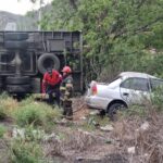 Crónica. Cinco personas mueren por triple choque en la vía Manta-Rocafuerte