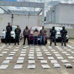 Un ciudadano aprehendido y 164.896 dosis de marihuana incautadas en Tulcán