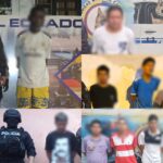 Once sujetos aprehendidos por tráfico de drogas en Guayaquil
