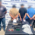 Policía aprehendió a un sujeto y aisló a tres menores de edad por el presunto delito de sicariato en Durán