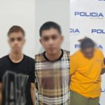 Policía aprehendió a tres presunto implicados en tenencia y porte de armas de fuego