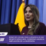 BONO DE LOS MIL DÍAS LLEGARÁ A 20.000 BENEFICIARIAS MÁS, GOBIERNO ANUNCIA AMPLIACIÓN DE LA INVERSIÓN