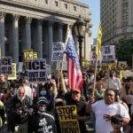 Las protestas contra ICE por las redadas migratorias se extienden de Los Ángeles a otras ciudades de Estados Unidos