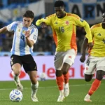 Luis Díaz y Thiago Almada protagonizan empate entre Colombia y Argentina en Buenos Aires