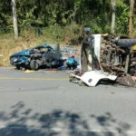 Tragedia en la vía Santo Domingo–Alóag: choque múltiple deja un fallecido y varios heridos