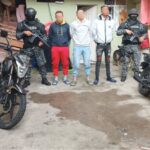 Tres personas aprehendidas por el delito de robo a personas y motocicletas en Imbabura