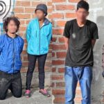 Policía aprehendió a tres integrantes del GAO “Los Lobos”, por el presunto delito de expendio de drogas en Chimborazo