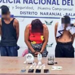 Policía aprehendió a tres ciudadanos integrantes del GAO “Los Lobos”, por el delito de tráfico de sustancias catalogadas sujetas a fiscalización en Guayas