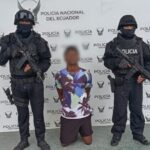 Policía aprehendió a alias “Gabucho” integrante del GDOT “Los Tiguerones”, por el delito de asesinato en Esmeraldas