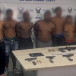 Diez presuntos integrantes del GDOT “Los Tiguerones” fueron capturados con armas de fuego en Guayaquil