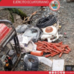 El Ejército frena actividades de minería ilegal en Carchi