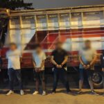 Policía aprehendió a cuatro presuntos implicados en el transporte ilegal de hidrocarburos en El Oro