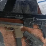 3 procesados por presunto porte no autorizado de armas