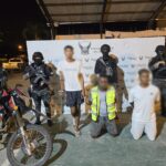 Policía aprehendió a cuatro integrantes del GDOT “Los Tiguerones”, por el delito de extorsión en Esmeraldas