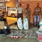 Policía Nacional combate la minería ilegal con la incautación de material explosivo en Azuay