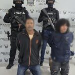 Dos ciudadanos fueron capturados por el delito de extorsión en Esmeraldas