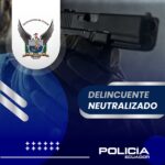 Un antisocial neutralizado mediante uso legítimo de la fuerza en Cañar
