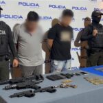 Dos capturados con armas, municiones y explosivos en El Oro