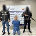 Policía Nacional aprehendió a un sujeto por tenencia ilegal de armas en Los Ríos