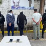 Tres sujetos fueron capturados por el presunto delito de extorsión en Quito