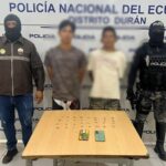 Policía Nacional aprehendió a dos integrantes del GDO “Chonekiller”, por tenencia ilícita de drogas en Guayaquil