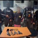 Integrante del GAO «Los Lobos» fue capturado por tenencia ilegal de armas de fuego en Playas