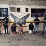 La Policía Nacional detuvo a tres ciudadanos por extorsión y atentado contra un domicilio en Posorja
