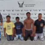 Cuatro implicados en el delito de asalto y robo a mano armada fueron aprehendidos en Esmeraldas