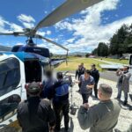 Policía Nacional traslada en helicóptero a menor en estado crítico