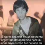 4 claves del caso de Diego Fernández, el adolescente argentino desaparecido hace 40 años cuyos restos fueron hallados en la casa de un excompañero de la escuela