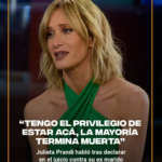 Julieta Prandi habló tras declarar en el juicio contra su ex marido: “Tengo el privilegio de estar acá, la mayoría termina muerta”