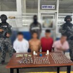 Cuatro presuntos integrantes de “Los Choneros” fueron capturados en Los Ríos