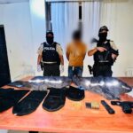 Se aprehendió a un individuo con arma de fuego y munición en Ventanas