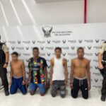 Cuatro presuntos extorsionadores de los «Tiguerones» fueron aprehendidos con armas de fuego en Esmeraldas