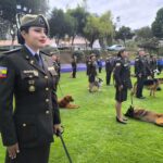 Policía Nacional del Ecuador clausura curso de guías caninos antidrogas
