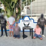 Tres integrantes del GAO “Los Choneros” capturados por tenencia y porte ilegal de armas en Manabí