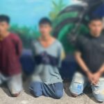 Policía Nacional aprehendió a tres integrantes del GAO “Los Choneros”, por el delito de tráfico de droga en Orellana