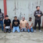 Cuatro integrantes del GAO “Los Lobos” fueron aprehendidos por tráfico de droga en Napo