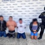 En el Puyo, la Policía Nacional captura a cuatro integrantes del GAO “Los Lobos” con armas de fuego