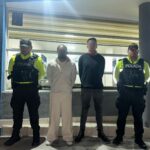 Policía Nacional aprehende a dos presuntos extorsionadores en el sector de Ponceano