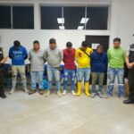 Aprehensión por presunto delito de actividades ilícitas mineras