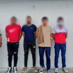 Policía Nacional captura a cuatro sujetos en Rumiñahui, por el delito de robo agravado