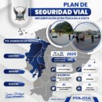 “Plan de Seguridad Vial” refuerza el control policial en las vías de la costa