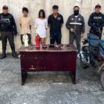 Tres presuntos integrantes del GAO “Los Choneros”, fueron aprehendidos por el delito de robo a una motocicleta en Orellana