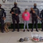 Policía Nacional detecta cocaína oculta en equipaje con destino a Quito