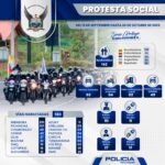 Resultados del despliegue operativo durante la protesta social 2025